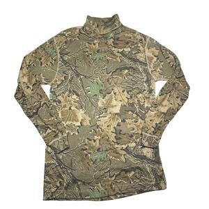 Vintage Advantage Camo Thermal Turtleneck Undershirt Timber Hunting Base Layer